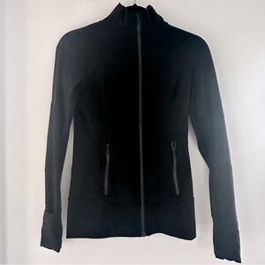 lululemon zip up - size 4 black